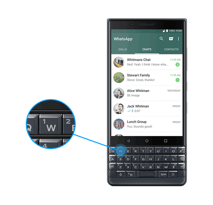 BlackBerry KEY 2 LE whatsapp - BlackBerry KEY 2 LE