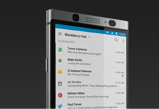 Business blackberry hub - Business